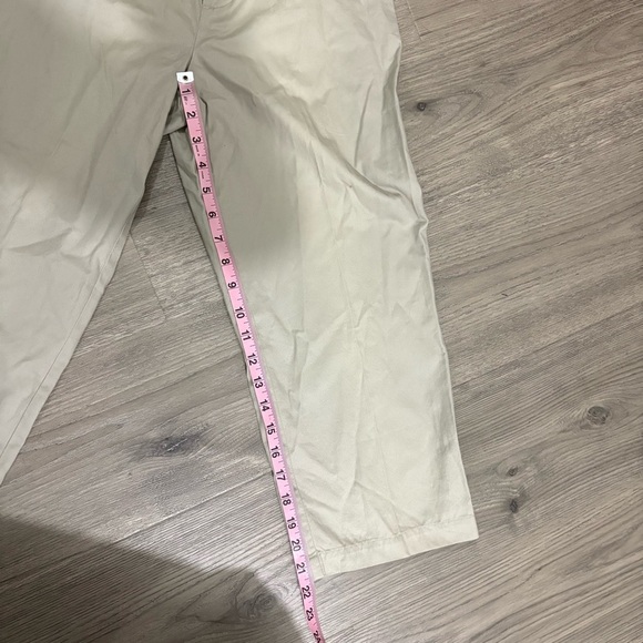 Sigrid Olsen Beige Straight Leg Cropped Pants Women’s Sz 4 NWT Nautical Classic - Picture 4 of 8